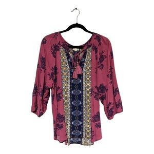 Mason & Belle Pink and Purple Top